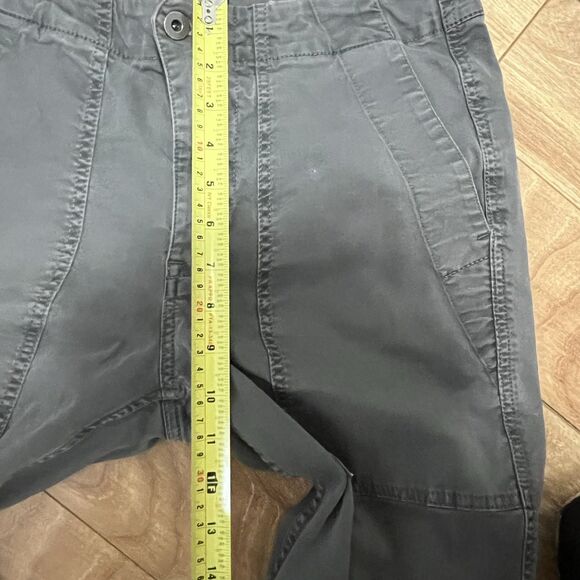J. Crew Front Pocket Cargo Chino Pants Size 8 Gray Grunge Casual Gorp Y2K Cotton - Picture 8 of 9
